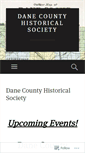 Mobile Screenshot of danecountyhistory.org