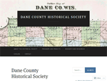 Tablet Screenshot of danecountyhistory.org