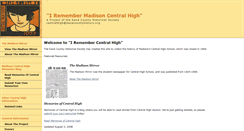 Desktop Screenshot of centralhigh.danecountyhistory.org